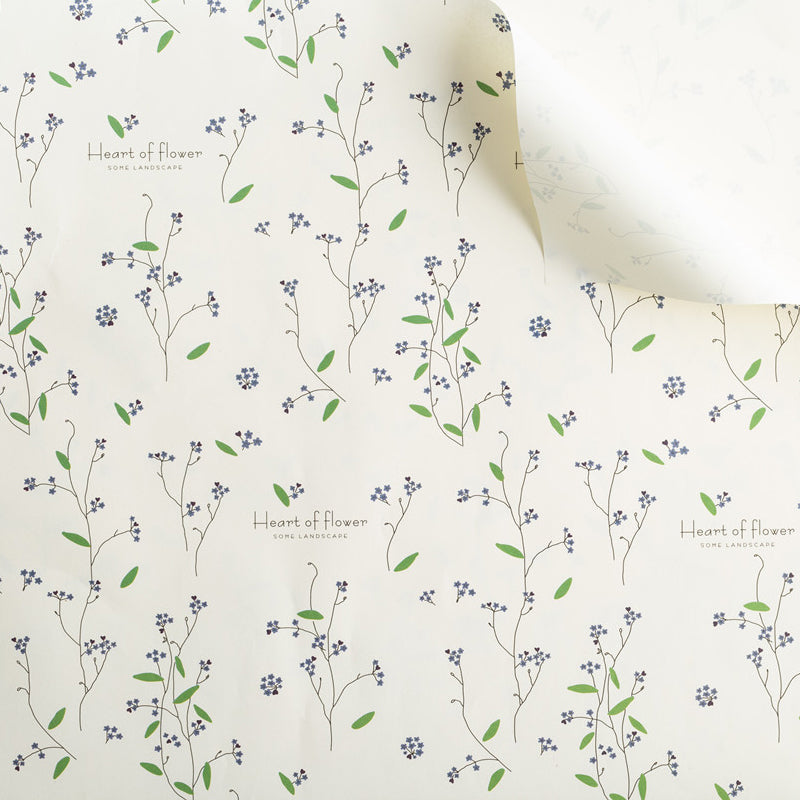 Eiffel Tower Four Leaf Clover Daisy Gift Wrapping Paper