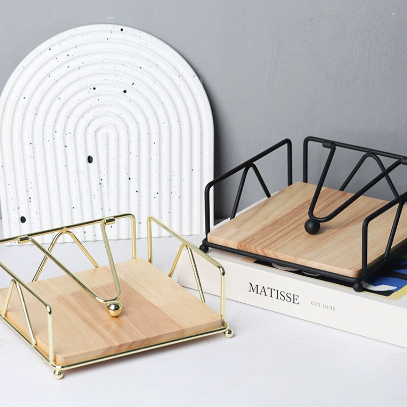 Porte-serviettes en papier pour restaurant, hôtel, buffet, carré