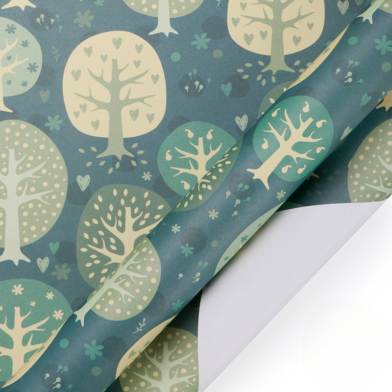 ورق تغليف بنمط زهور عتيق ورق تغليف هدايا العيد