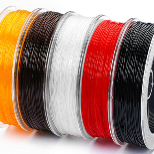 Corde élastique transparente en cristal perlé, matériau de bricolage fait à la main