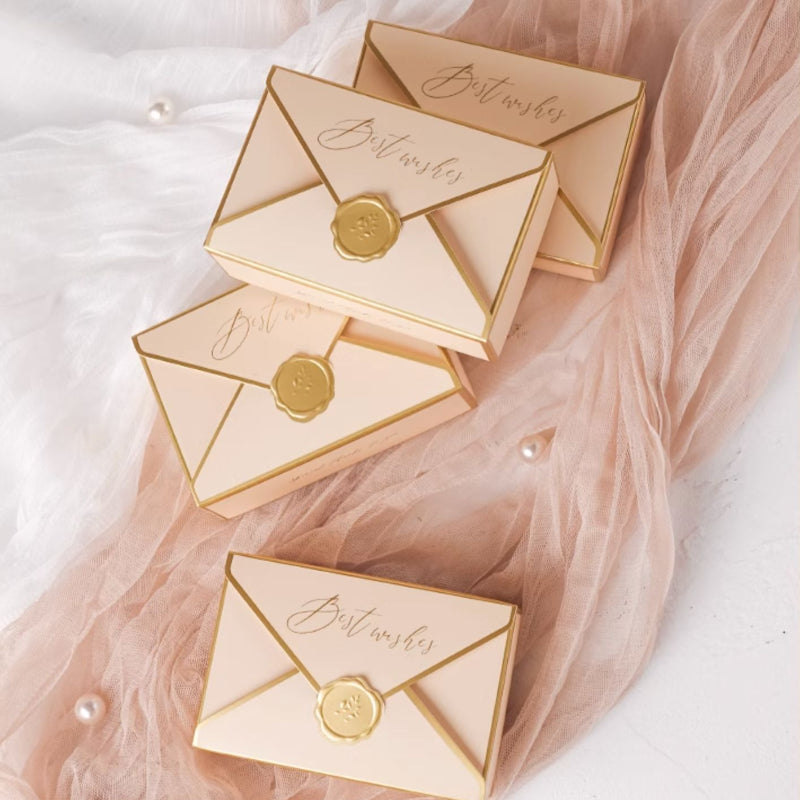 علبة هدايا شوكولاتة سكرية عتيقة، علبة حلوى لحفلات الزفاف، عبوة من 10 قطع