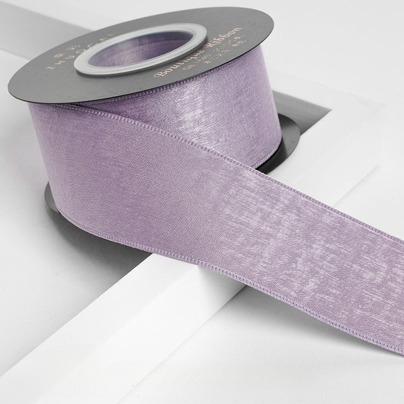 شريط فيونكة مخملي من جلد الغزال مصنوع يدويًا في صندوق هدايا شريط مخملي (4 سم × 9 أمتار)