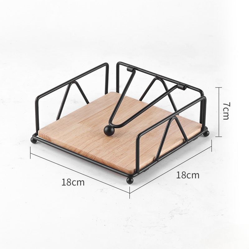 Porte-serviettes en papier pour restaurant, hôtel, buffet, carré