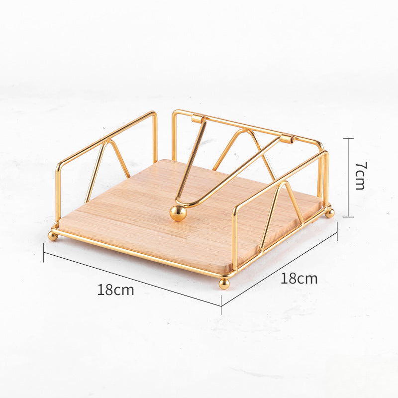 Porte-serviettes en papier pour restaurant, hôtel, buffet, carré