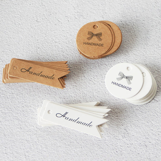 Étiquette faite à la main pour emballage de cadeaux de pâtisserie, étiquettes de décoration de cadeaux DIY