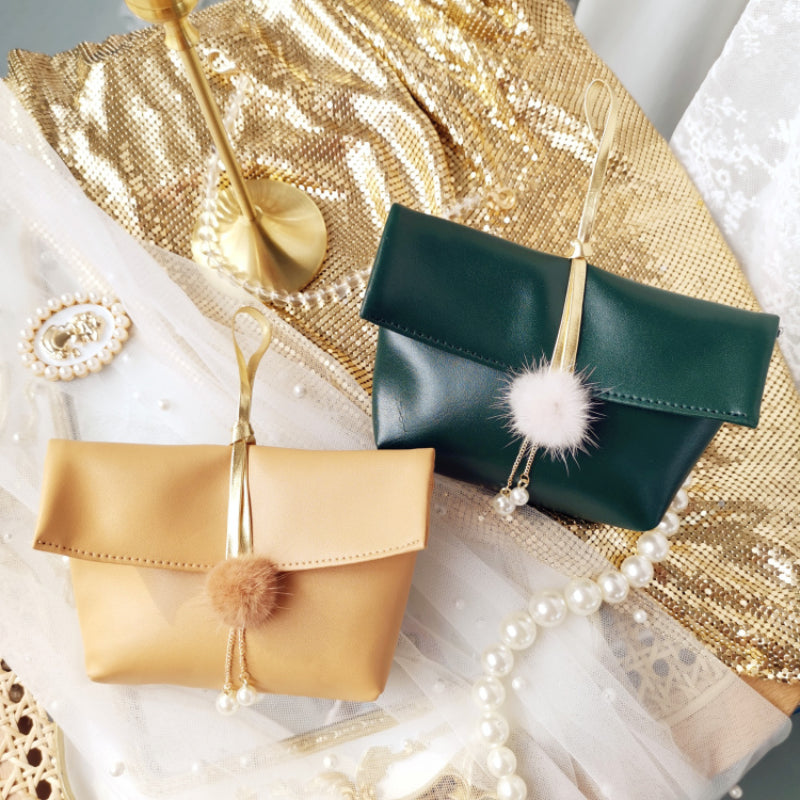 أكياس الحلوى المخملية حفل زفاف مقبض أكياس الهدايا حزمة 10