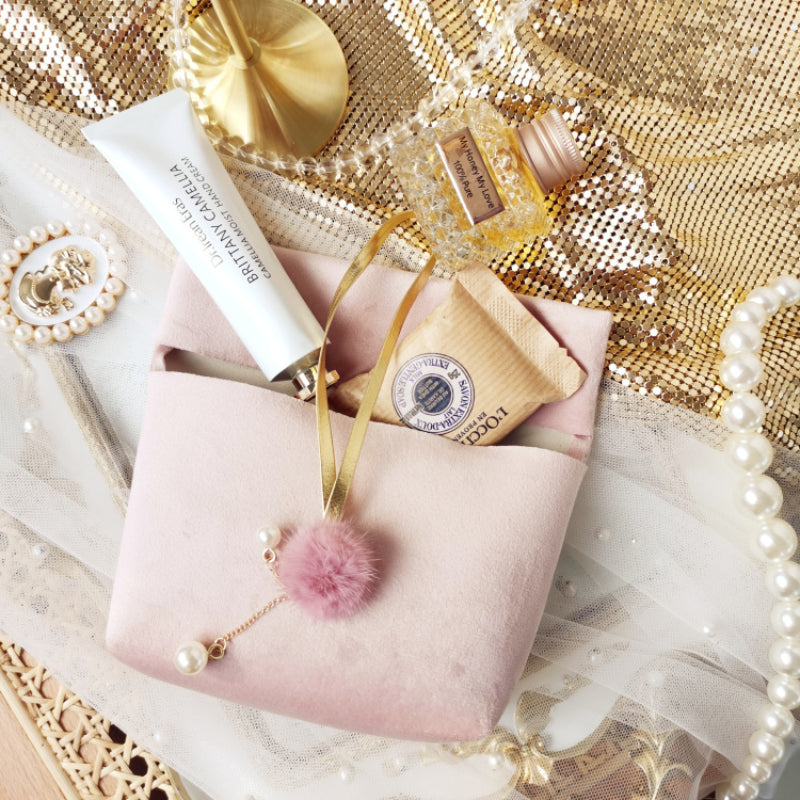 أكياس الحلوى المخملية حفل زفاف مقبض أكياس الهدايا حزمة 10