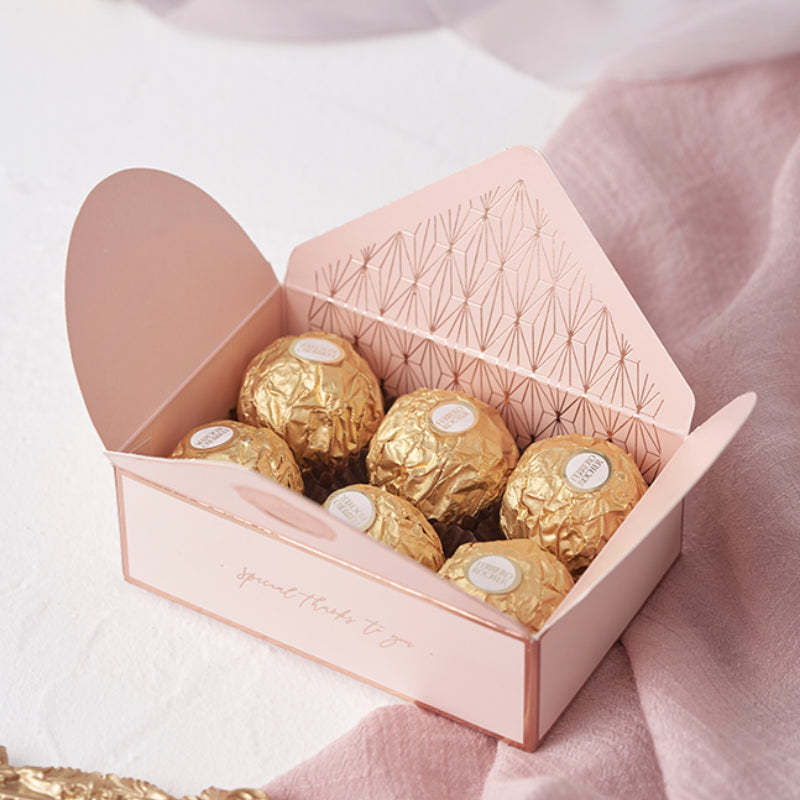 علبة هدايا شوكولاتة سكرية عتيقة، علبة حلوى لحفلات الزفاف، عبوة من 10 قطع