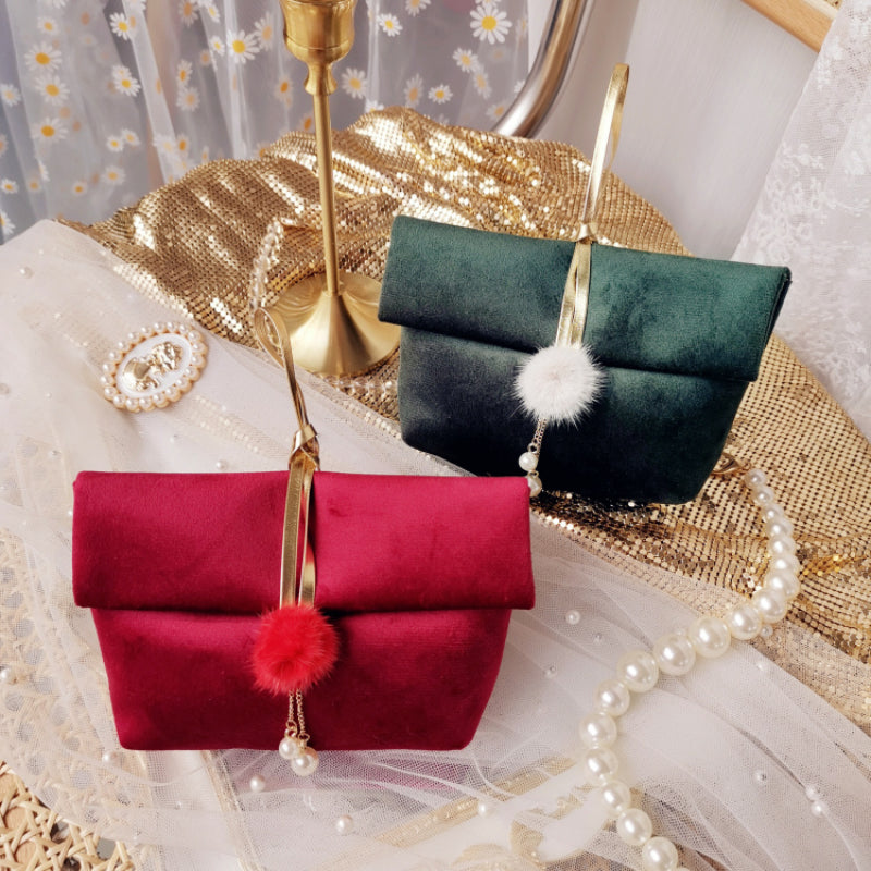 أكياس الحلوى المخملية حفل زفاف مقبض أكياس الهدايا حزمة 10