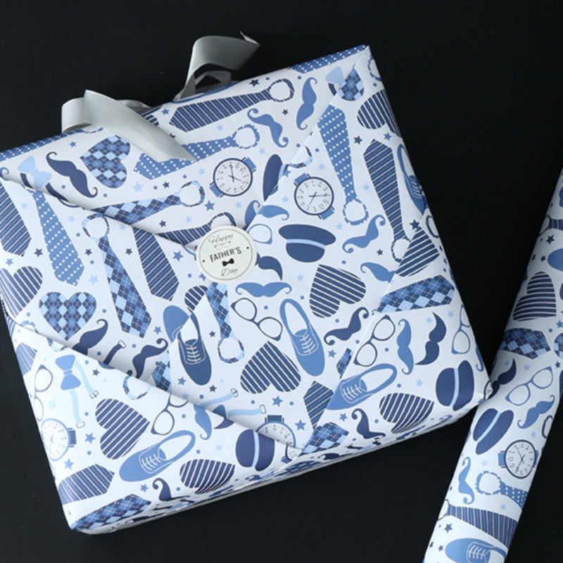 ورق تغليف علب الهدايا لرجال الأعمال وورق تغليف هدايا عيد الأب وأعياد الميلاد