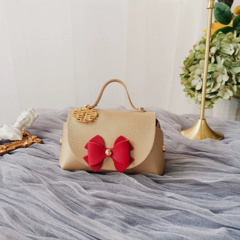 Lot de 10 sacs fourre-tout en cuir PU perlé en forme de sac à sucre, sacs d'emballage cadeau