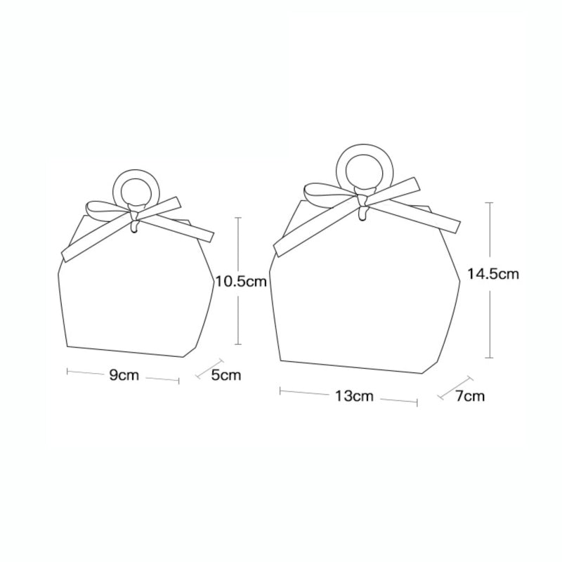 صندوق هدايا بتصميم خاتم خشبي وصندوق سكر وحقيبة تغليف هدايا الزفاف، عبوة من 20 قطعة
