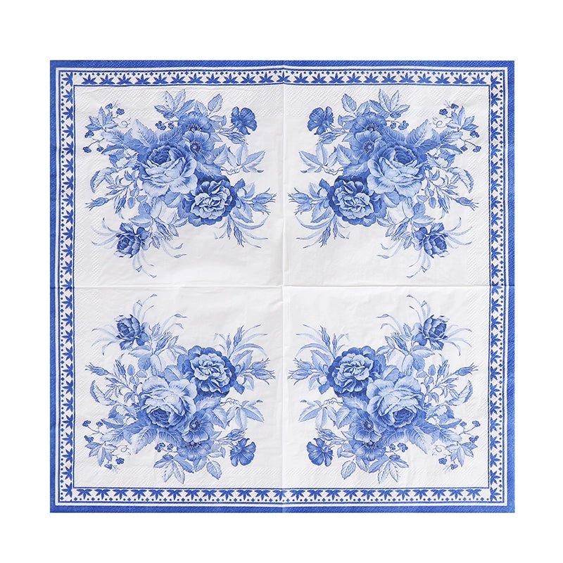 Chinese Blue and White Porcelain Napkins DIY Decoupage Paper