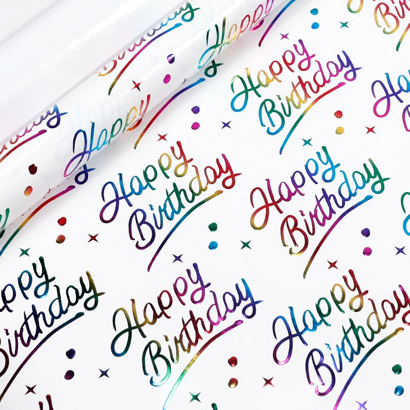 ورق تغليف الهدايا ورق تغليف صناديق هدايا أعياد الميلاد ورق هدايا مطبوع باللون الذهبي