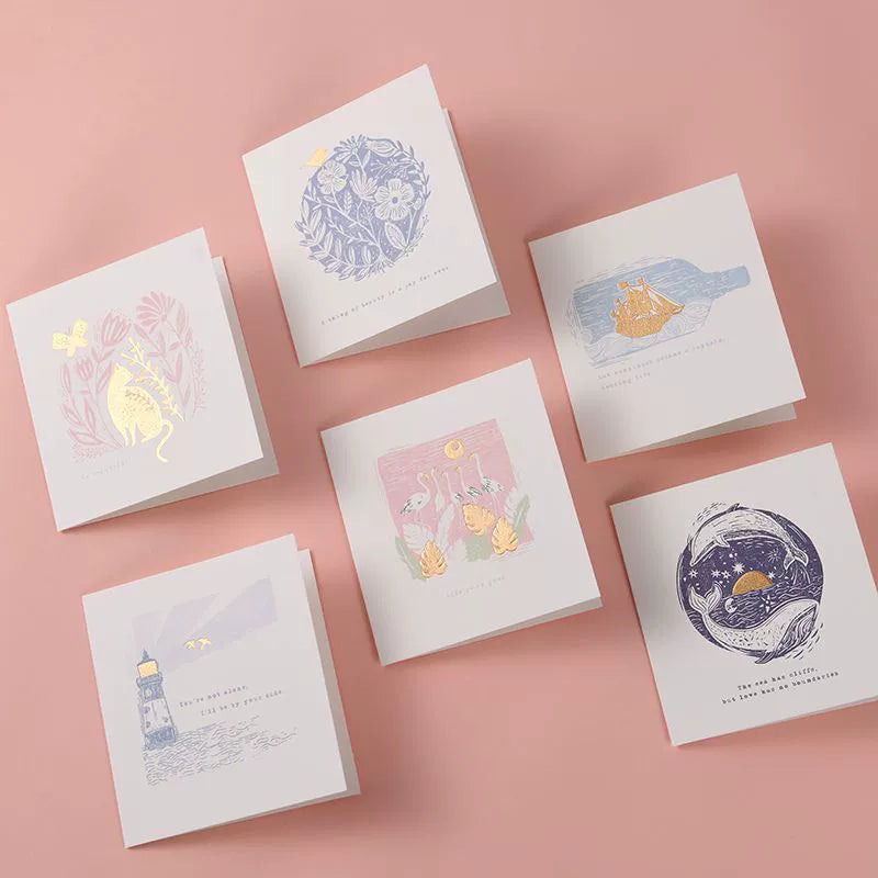 Mini carte de bénédiction, merci, anniversaire, petite carte de vœux