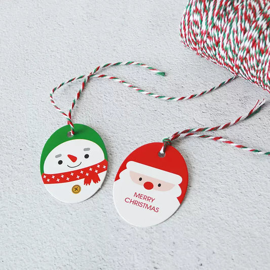 Étiquette de Noël Étiquette de bonhomme de neige Étiquette de père Noël Étiquette d'arbre de Noël Étiquettes d'emballage de cadeaux de pâtisserie Étiquettes de décoration
