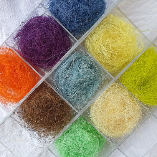 Coffret cadeau en raphia et chanvre pour décoration de bouteille en verre