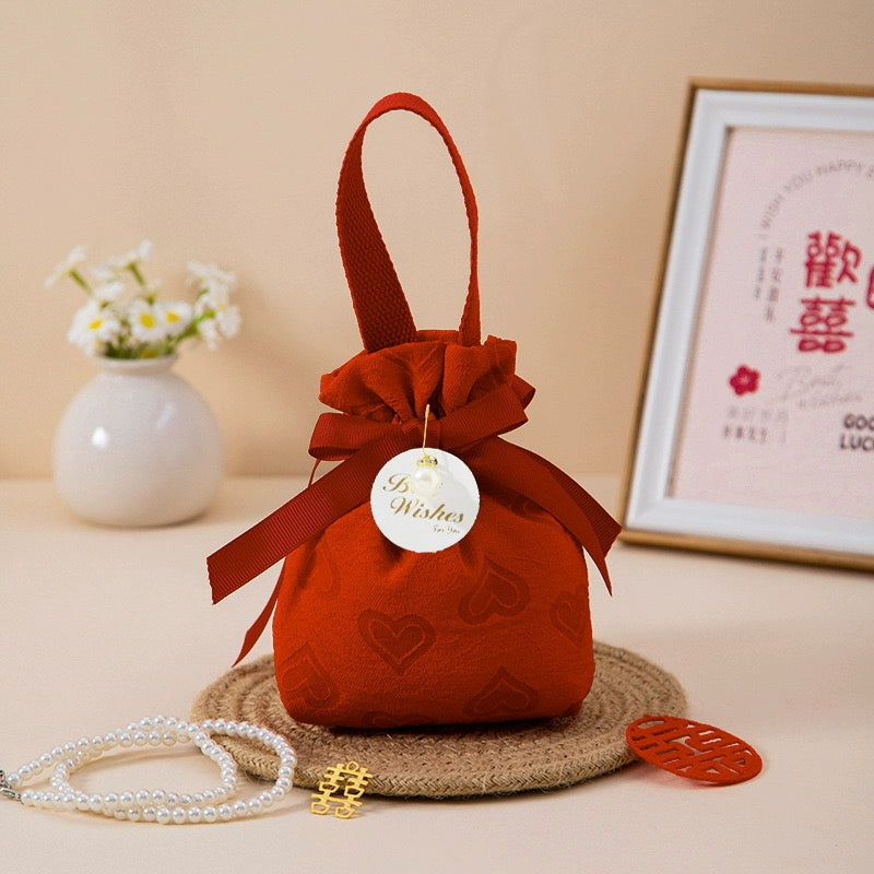 حقيبة هدايا استحمام الطفل من المخمل بسحّاب للإغلاق