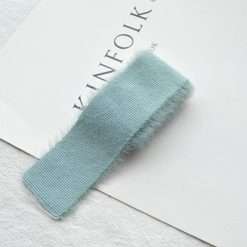 Wool Woven Ribbon DIY Gift Bow Hairpin Material 3.8cm X 1m