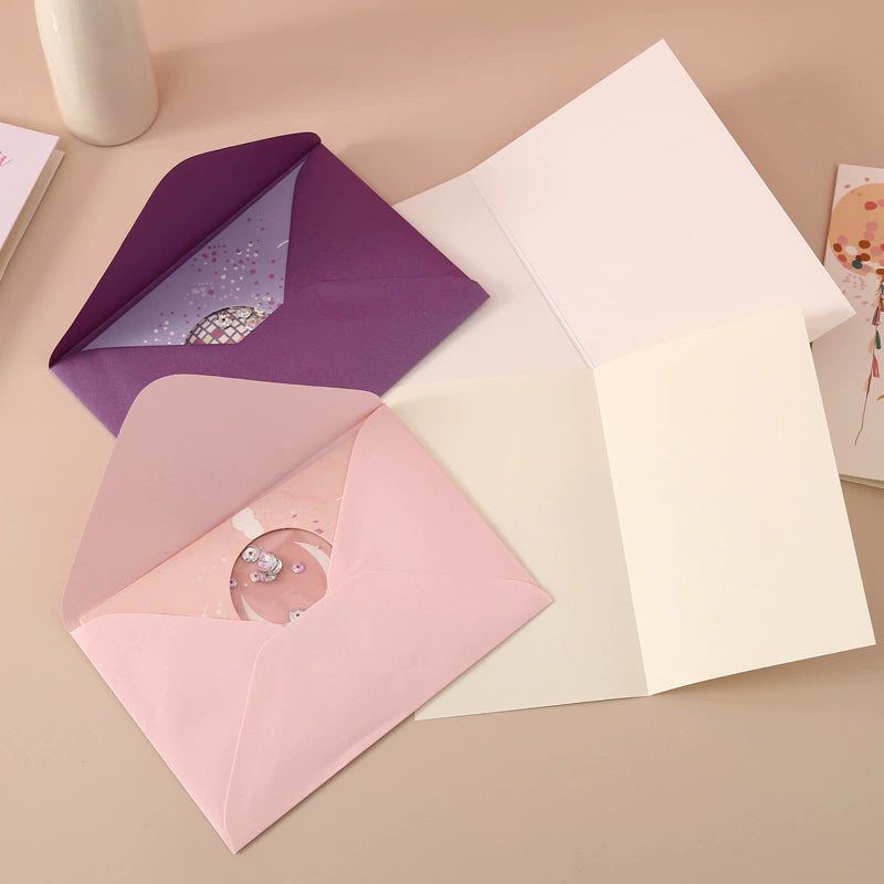 Carte de remerciement d'anniversaire de dessin animé mignon Carte de bénédiction