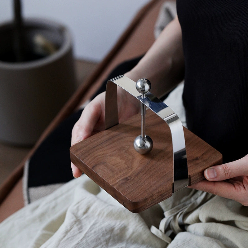 Porte-serviettes en papier en noyer, plateau de rangement carré pour serviettes en papier d'hôtel
