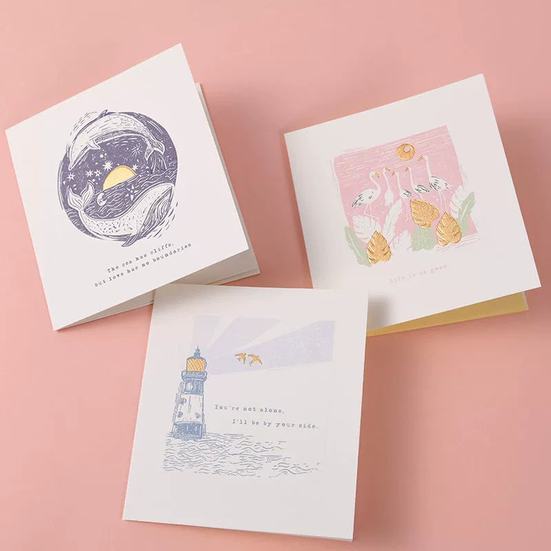 Mini carte de bénédiction, merci, anniversaire, petite carte de vœux