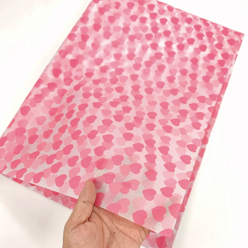 ورق تغليف هدايا عيد الحب على شكل زهرة الكمثرى الثلجية