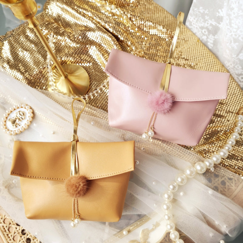 أكياس الحلوى المخملية حفل زفاف مقبض أكياس الهدايا حزمة 10
