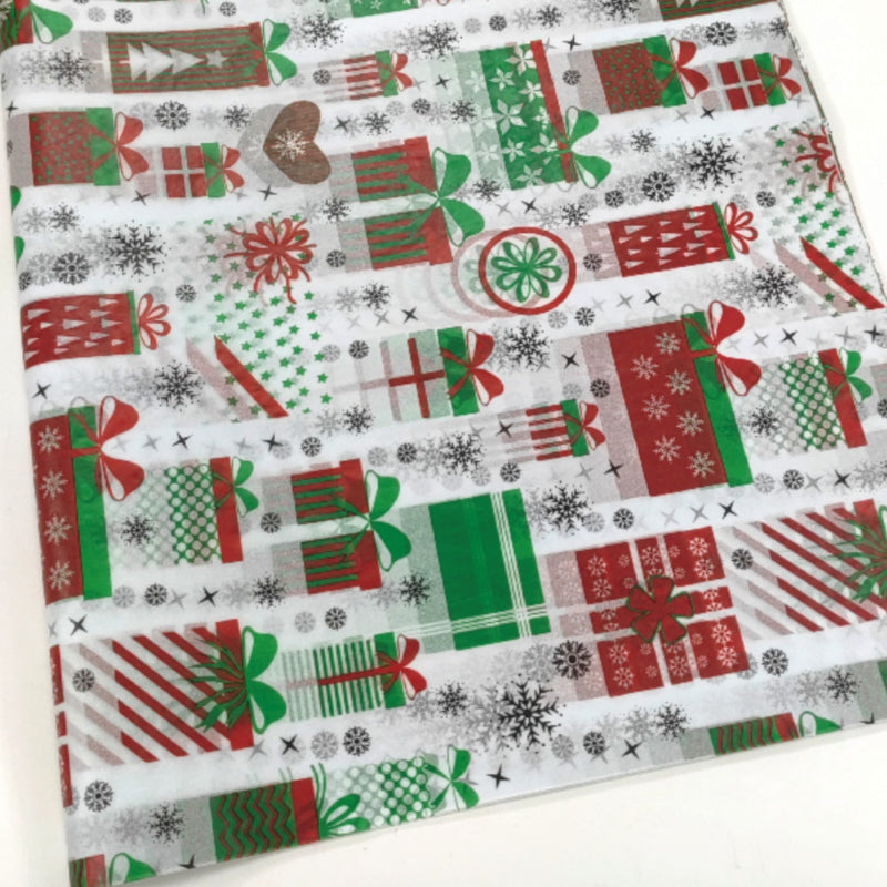 Christmas Tree Snow Pear Paper Holiday Gift Wrapping Paper Tissue Paper