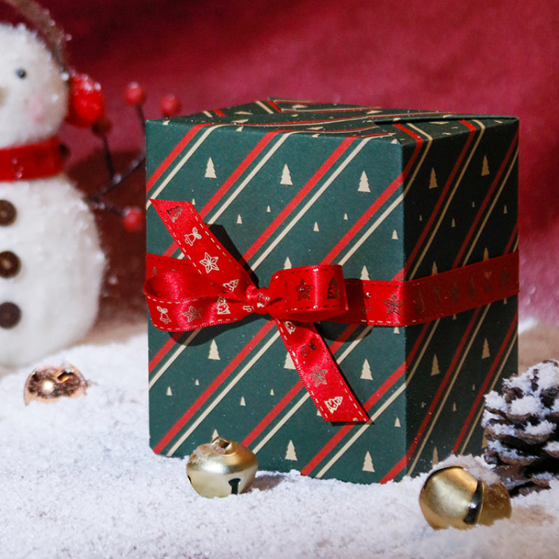 Papier d'emballage cadeau de Noël vintage en papier kraft