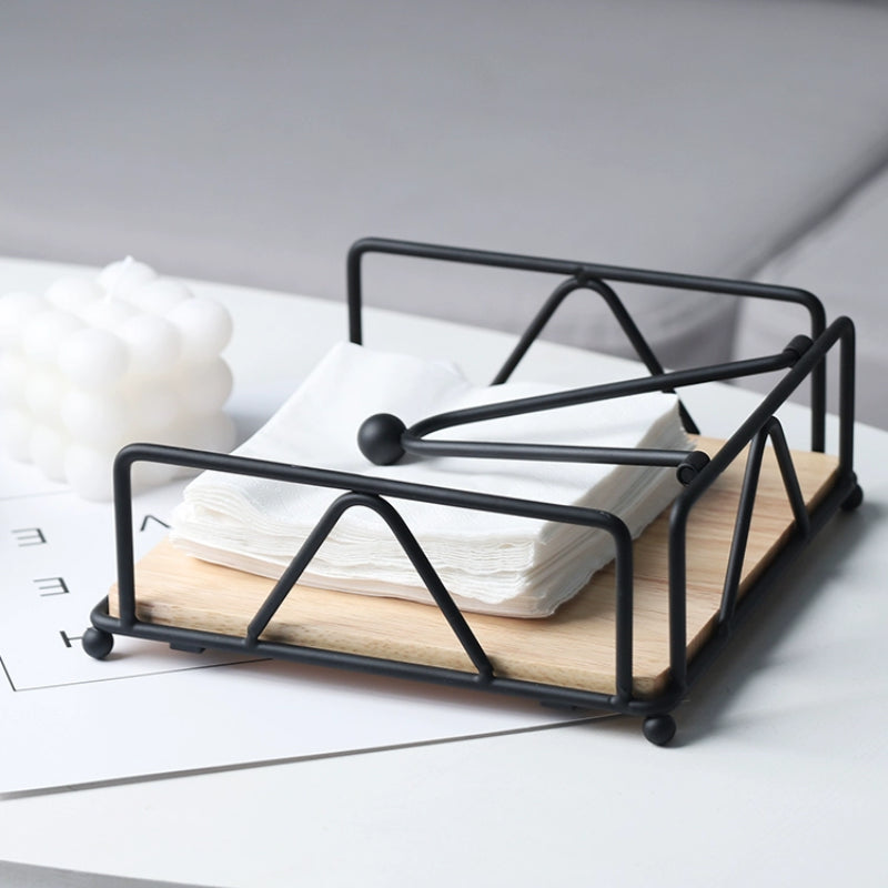 Porte-serviettes en papier pour restaurant, hôtel, buffet, carré