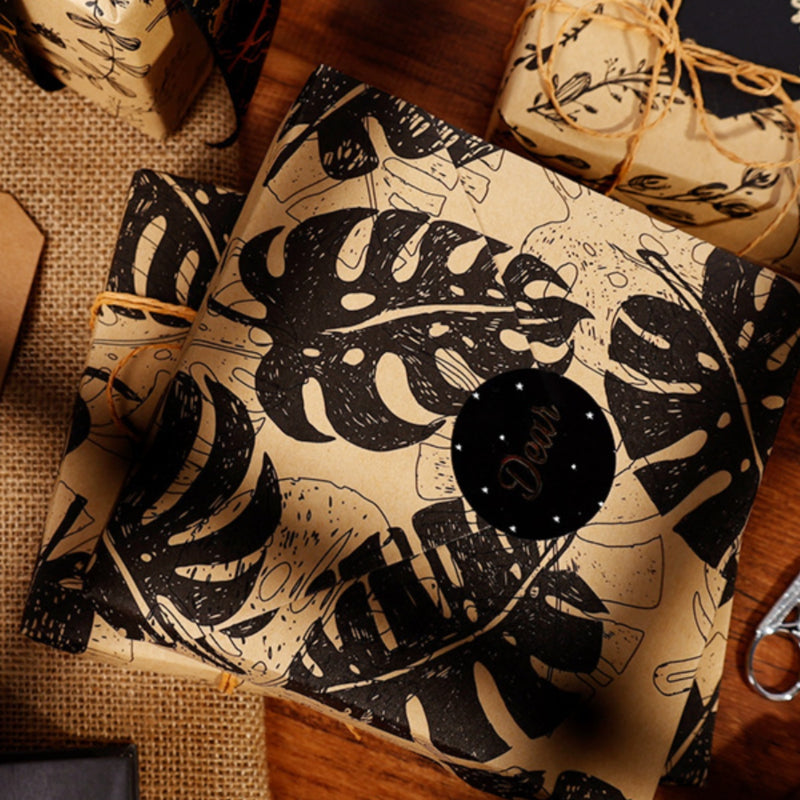 ورق تغليف هدايا أعياد الميلاد العتيقة ورق كرافت ورق هدايا الأعمال