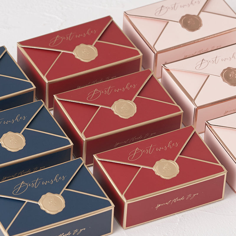 علبة هدايا شوكولاتة سكرية عتيقة، علبة حلوى لحفلات الزفاف، عبوة من 10 قطع