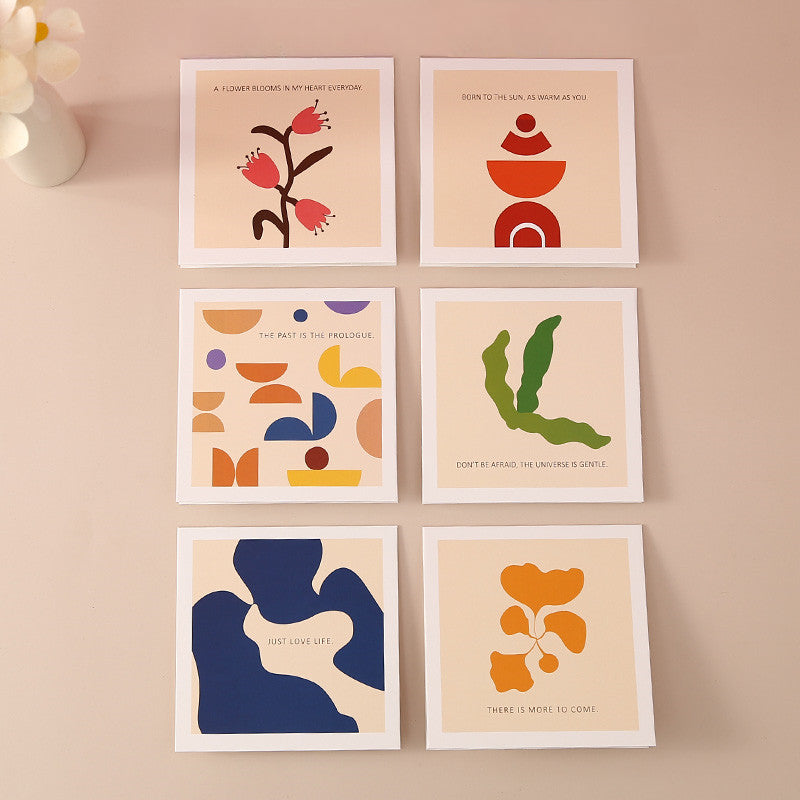 Carte de remerciement d'anniversaire de dessin animé mignon Carte de bénédiction