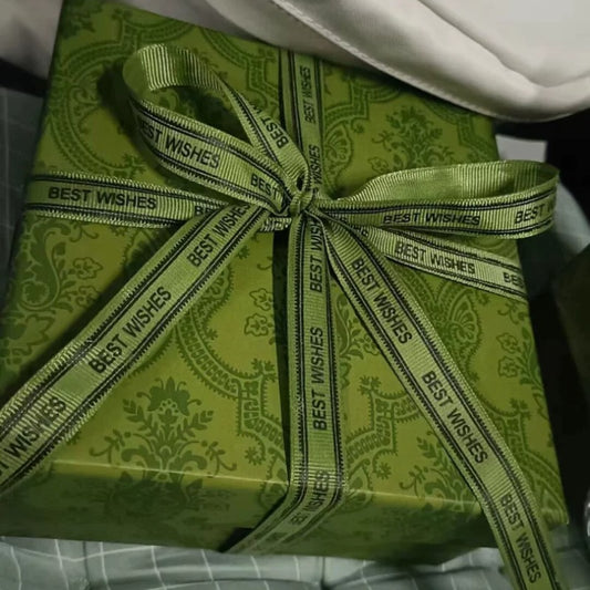 Papier d'emballage cadeau d'art baroque de luxe Papier d'emballage cadeau d'anniversaire