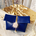 Cuir PU Bleu