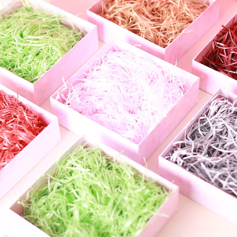 Raffia Shredded Crinkle Paper Gift Box DIY Decoration Filling Material