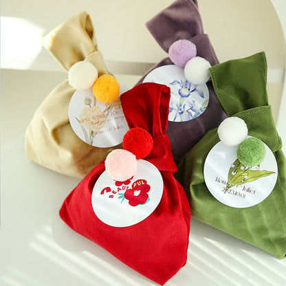 Reusable Velvet Gift Bags with Pack 10