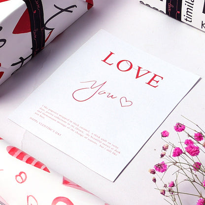 Valentine's Day Confession Card Gift Packaging Greeting Cards Pack 10