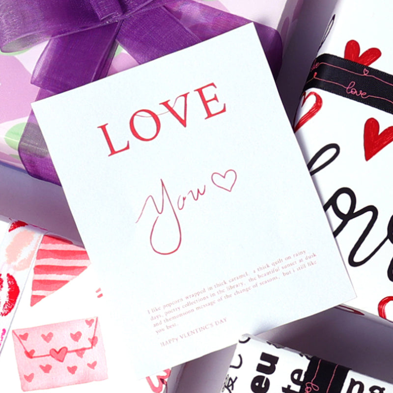 Valentine's Day Confession Card Gift Packaging Greeting Cards Pack 10