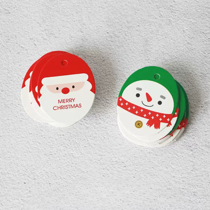 Étiquette de Noël Étiquette de bonhomme de neige Étiquette de père Noël Étiquette d'arbre de Noël Étiquettes d'emballage de cadeaux de pâtisserie Étiquettes de décoration