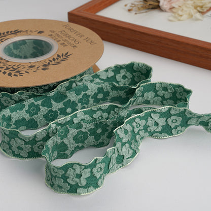 Chinese Style Embroidery Flower Gift Wrapping Ribbon