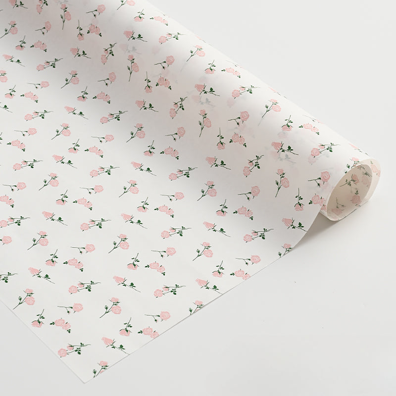 Rose Pattern Tissue Paper Gift Wrapping Paper