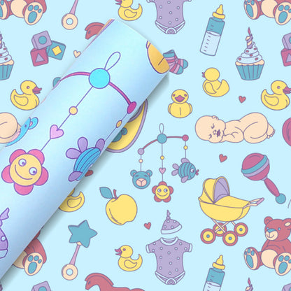 Cartoon Paper  Pink Gift Wrap Paper Kraft Paper Birthday Wrapping Paper