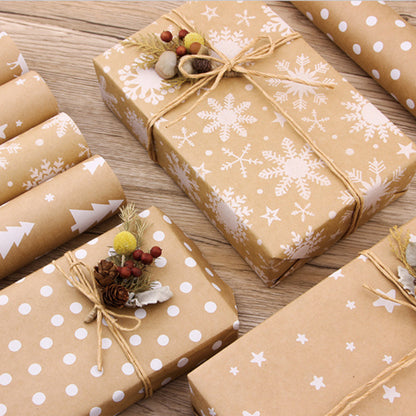 Christmas Large Size Wrapping Paper Holiday Gift Paper Birthday Gift Wrapping Kraft Paper