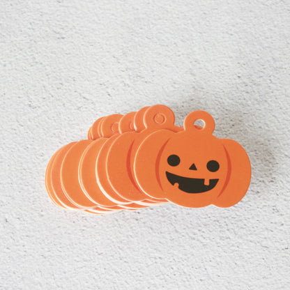 Halloween Tags Cute Pumpkin Ghost Blessing Tags Baking Gift Packaging Decoration Tags