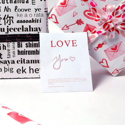 Valentine's Day Confession Card Gift Packaging Greeting Cards Pack 10