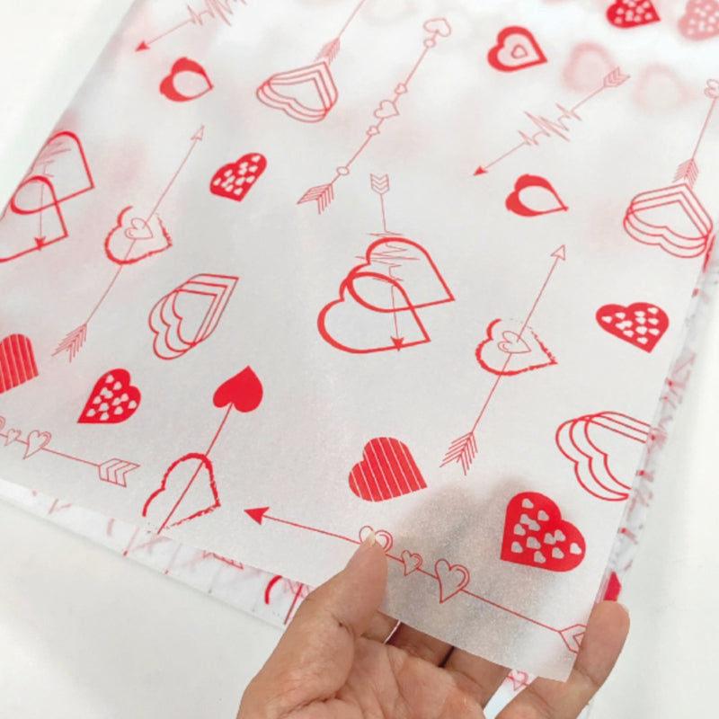 Valentine's Day Love Wrap Snow Pear Paper Flower Gift Wrapping Tissue Paper