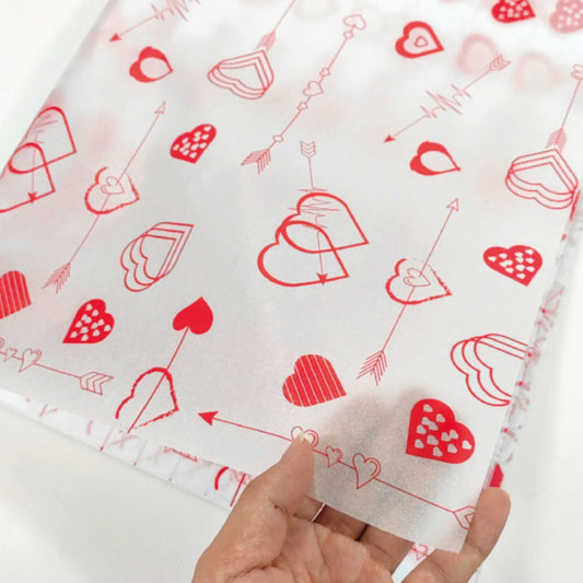 Valentine's Day Love Wrap Snow Pear Paper Flower Gift Wrapping Tissue Paper