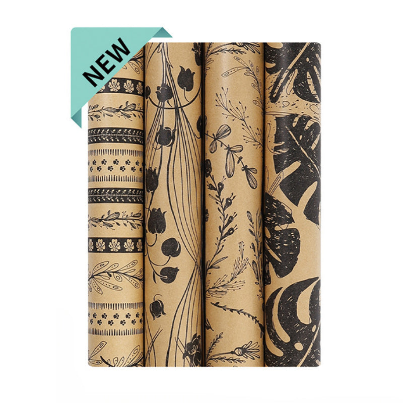 Vintage Birthday Gift Wrapping Paper Kraft Paper Business Gift Paper